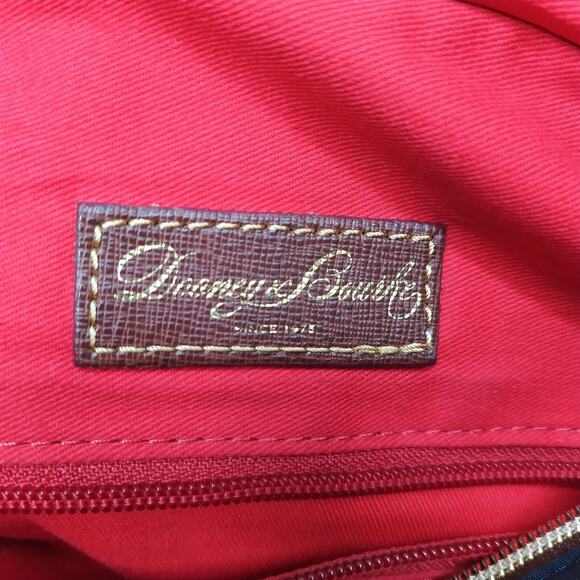 Dooney & Bourke Blue Nylon Double Handles Zipper Tote Shoulder Bag - Picture 10 of 16